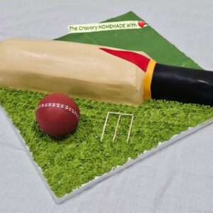 Cricket Bat cake