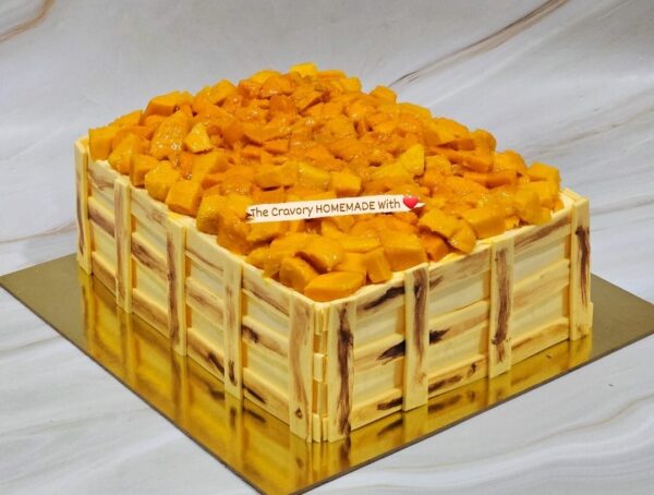 Mango box cake