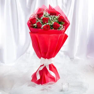 8 Mixed Roses Bouquet