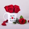 Red Love Roses In A Mug