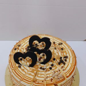 Butterscotch Cake-Butterscotch caramel